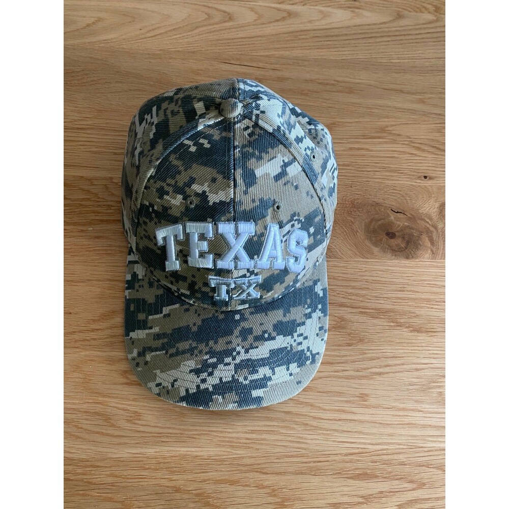 Texas Military Camo Hat Baseball Cap Embroidered